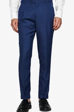 Royal blue Prince of Wales trousers