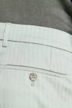Sage Herringbone trousers