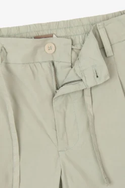Sage parachute canvas drawstring trousers