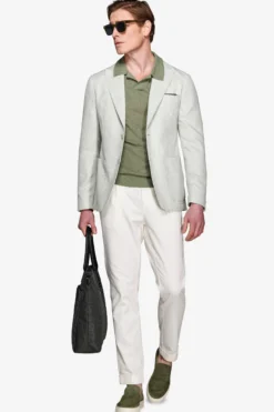 Sage Pied de Poule blazer