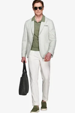 Sage Pied de Poule blazer