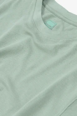 Sage piquet t-shirt