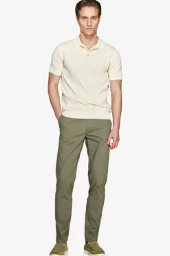 Sand floral print polo shirt