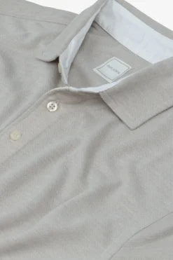 Sand piquet polo shirt