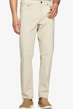 Sand 5 pockets gabardine trousers
