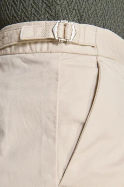 Sand textured Bermuda shorts