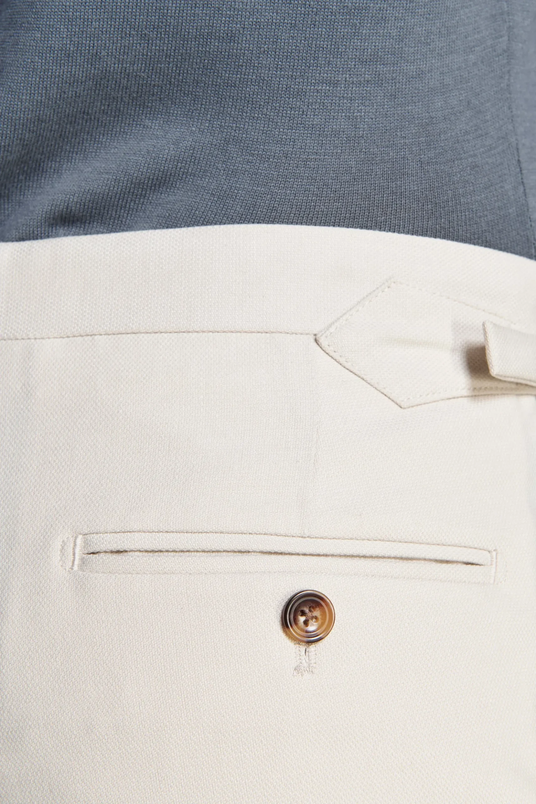Sand textured weave trousers