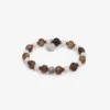 Taupe small pearls bracelet