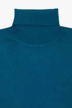 Teal basic turtleneck