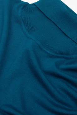 Teal basic turtleneck