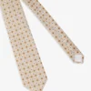Tobacco cashmere design cotton tie