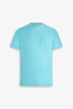 Turquoise t-shirt with pocket