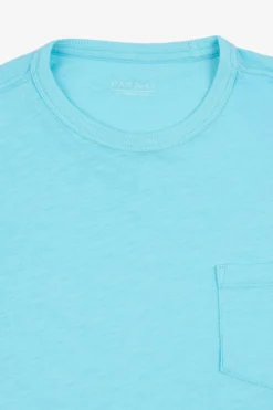 Turquoise t-shirt with pocket