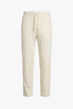 White fleece sweatpants