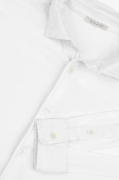 White jersey shirt