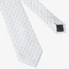 White lily pattern tie