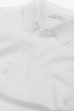 White short sleeved knit shirt